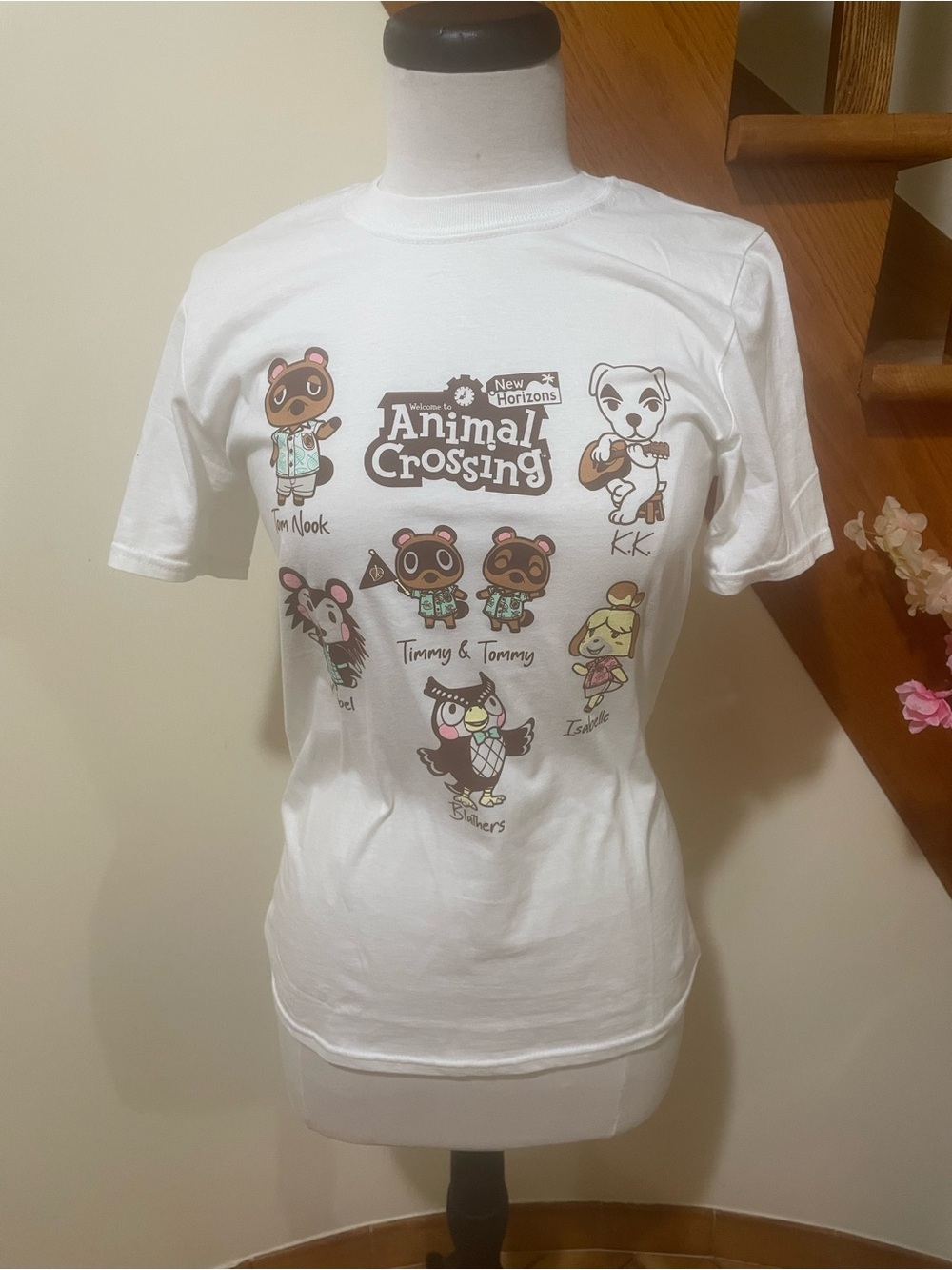Animal Crossing New Horizons White Graphic Tee